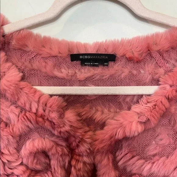 Pink Real Fur Bolero Jacket - Picture 2 of 5